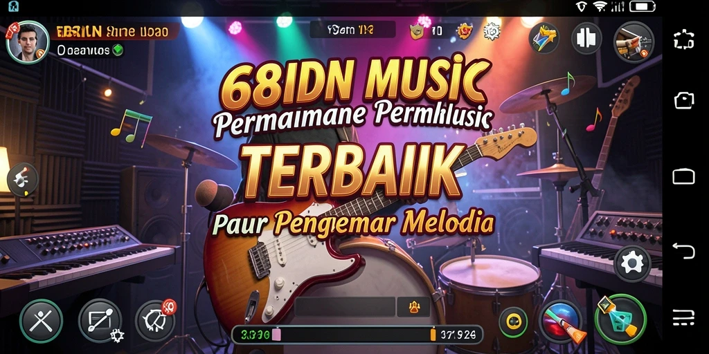 Screenshot gameplay <strong>68IDN</strong> menampilkan momen seru saat mengenali lagu.