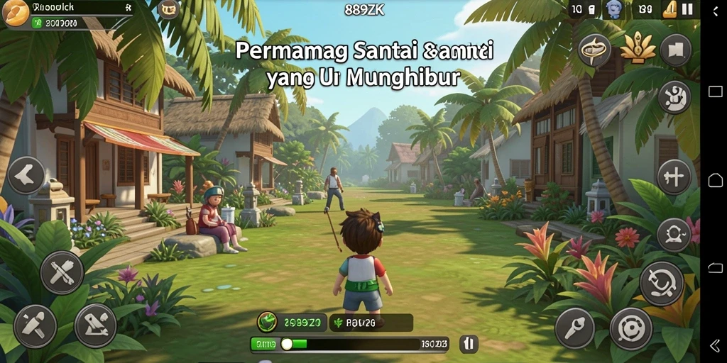 Tampilan gameplay 889ZK yang menarik dan penuh warna.