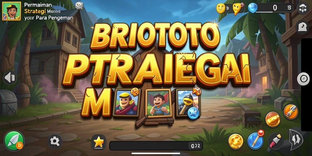 Tampilan gameplay BRIOTOTO yang intens dan penuh strategi.