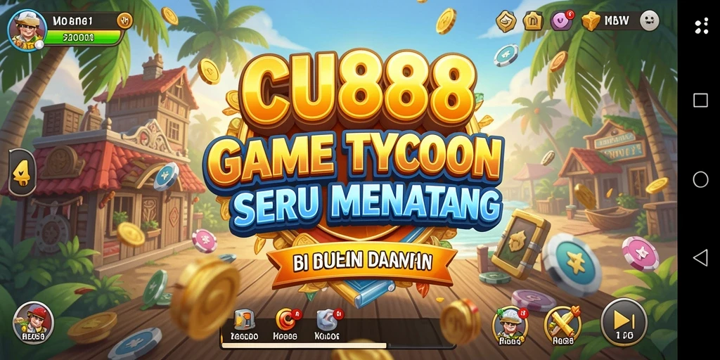 Tampilan gameplay seru dalam CU888, penuh strategi Tycoon.