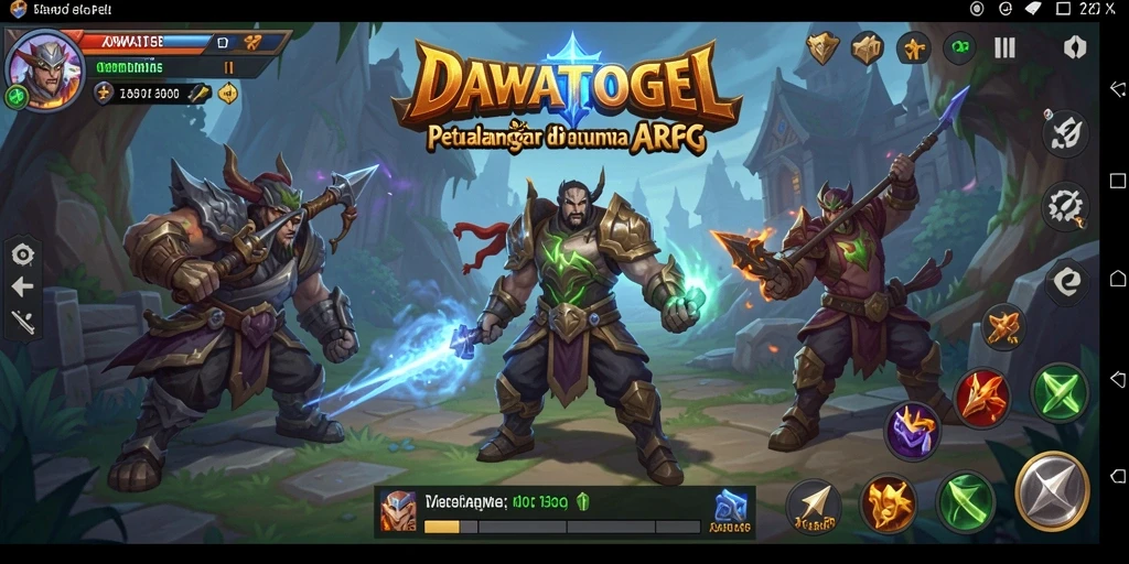 Tampilan seru dari gameplay DAWATOGEL yang penuh aksi.