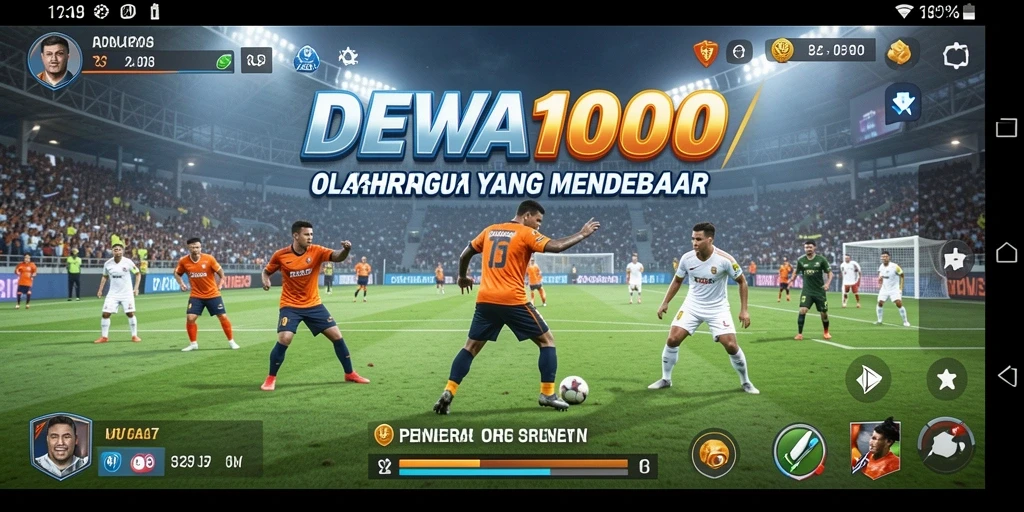 Gameplay seru DEWA1000 dengan berbagai cabang olahraga.