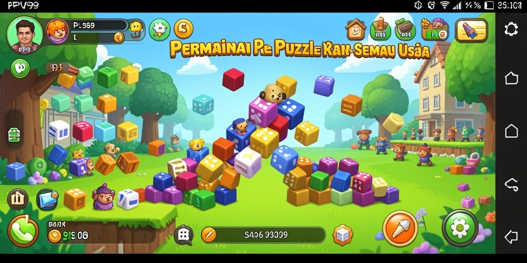 Screenshot gameplay PPV99 menampilkan tantangan Puzzle yang menarik.
