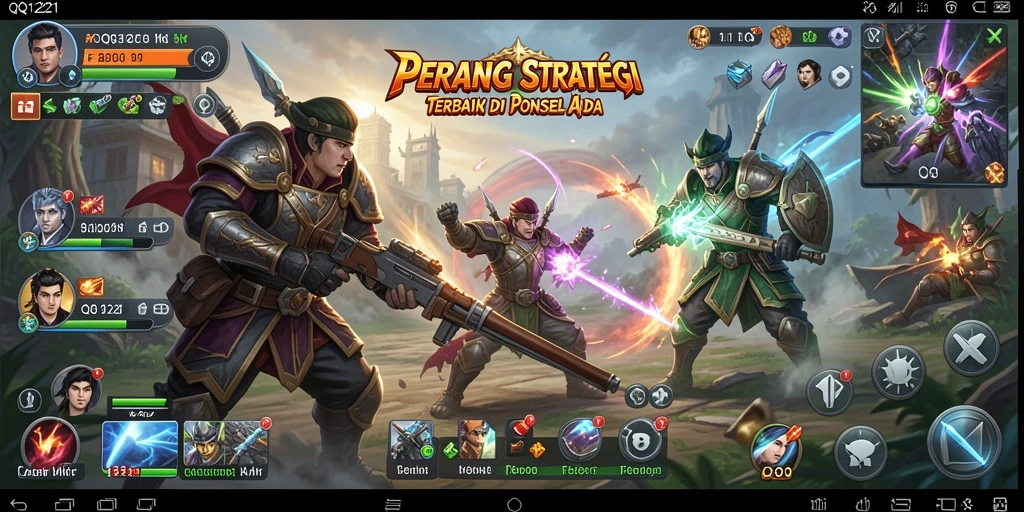 Tampilan gameplay menarik dan menantang dalam QQ1221.