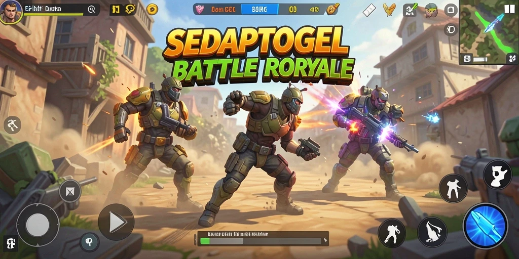 Gameplay seru dalam SEDAPTOGEL dengan pertempuran intens.