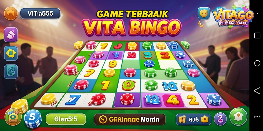 Gameplay Bingo yang seru dan interaktif di VITA555.